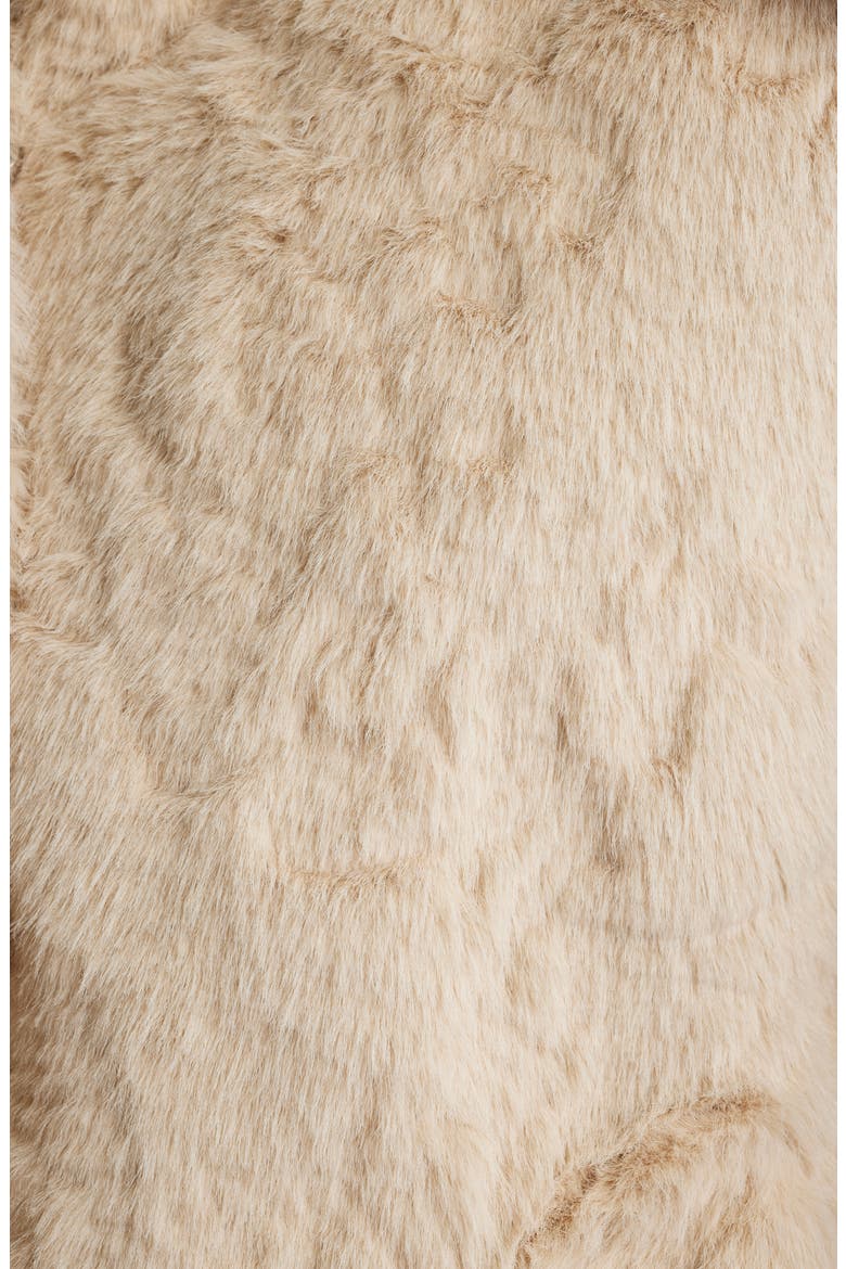 Faux Fur Jacket, Alternate, color, NATURAL