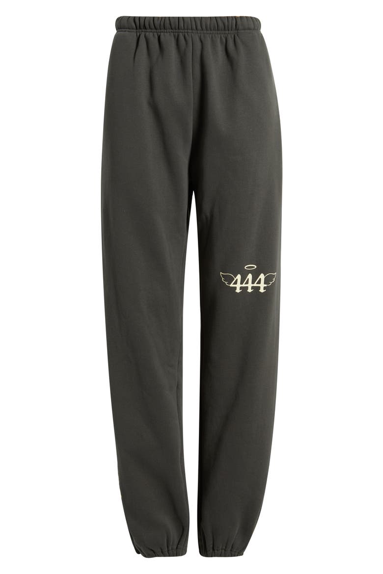 Divinely Protected Cotton Blend Sweatpants, Alternate, color, CHARCOAL