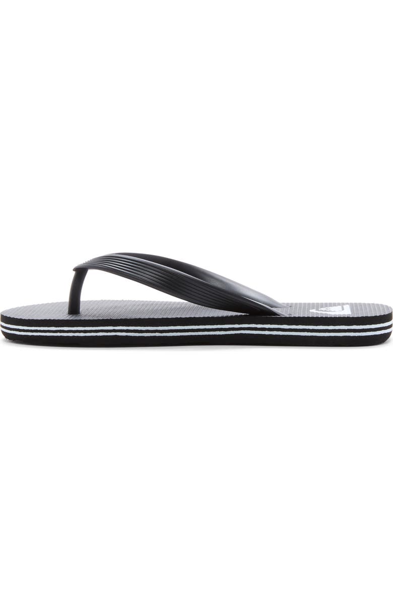 Quiksilver Kids' Moncata Core Flip Flop, Alternate, color, Black