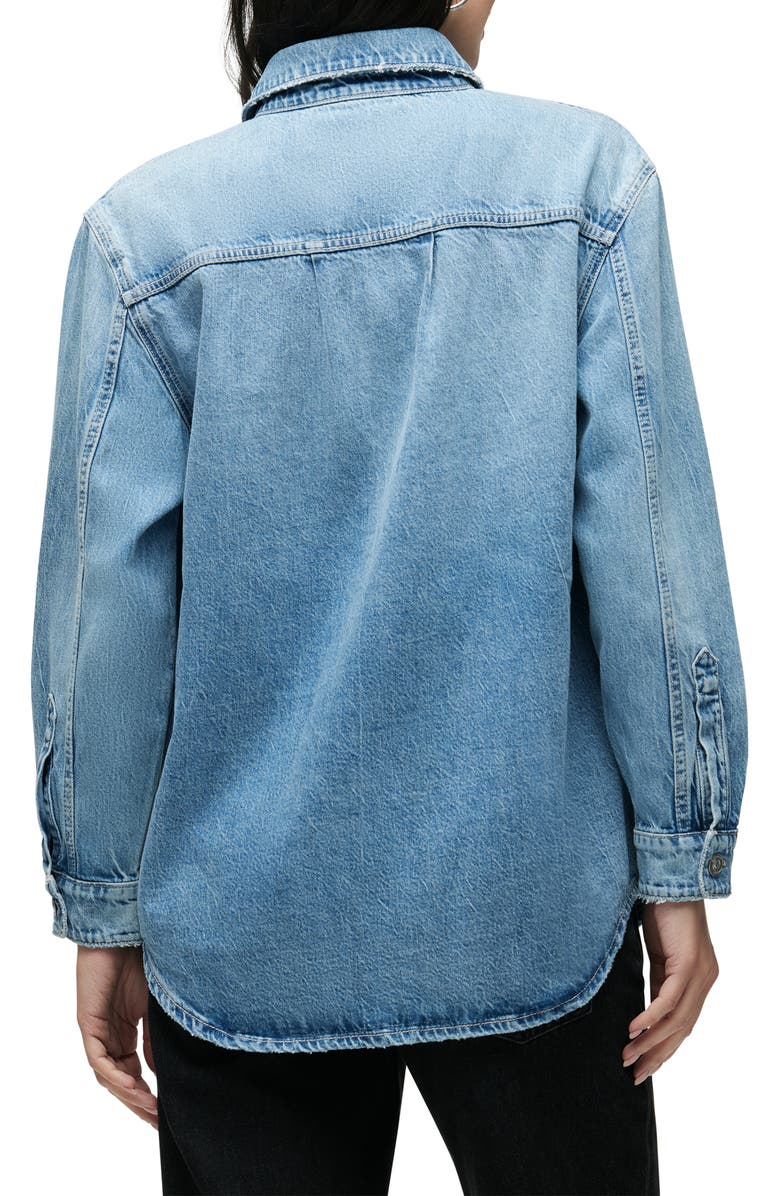 Hudson Jeans Denim Button-Up Shirt, Alternate, color, Dubai