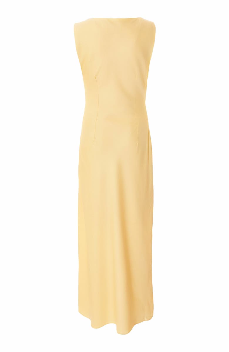 QUIZ Satin Ruched Side Maxi Dress, Alternate, color, 