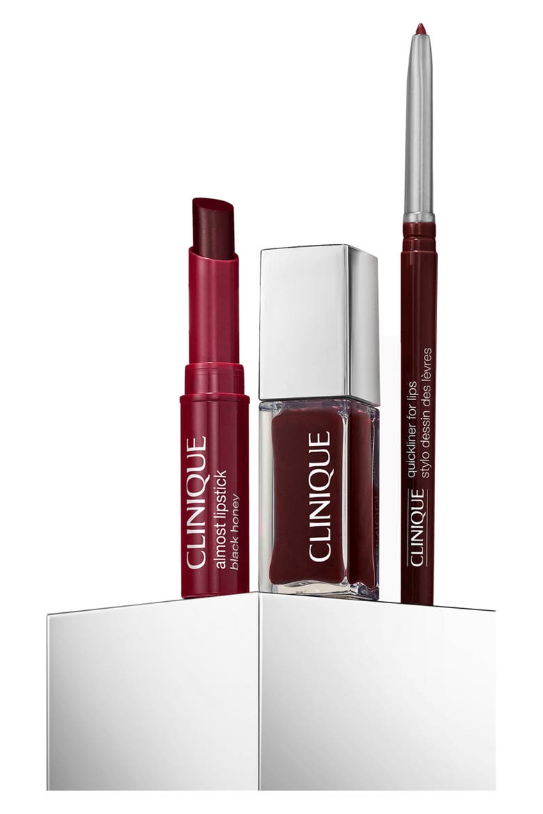Black Honey Lip Trio Set, Alternate, color, NO COLOR