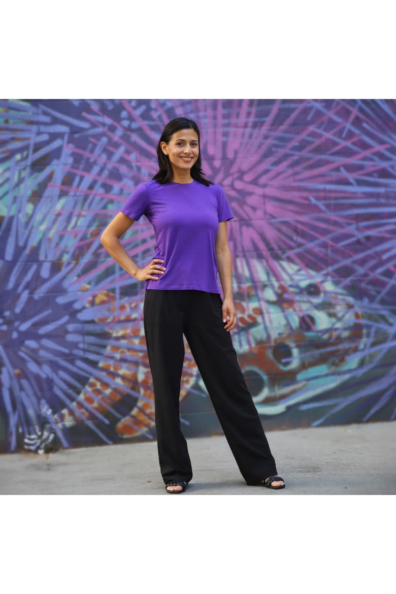 Everyday Wide Leg Pants, Alternate, color, Black