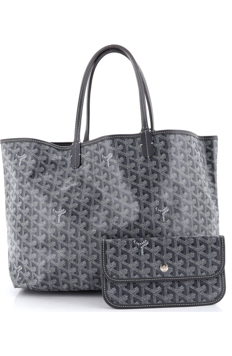 Pre-Owned Goyard Saint Louis Tote Coated Canvas PM, Alternate, color, Gray