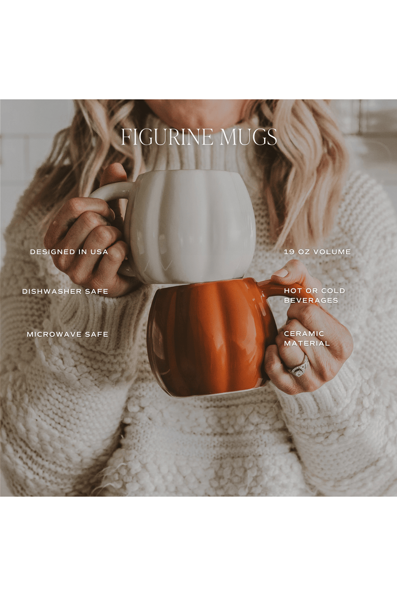 Pumpkin Shaped 19 oz Coffee Mug, Alternate, color, Brown