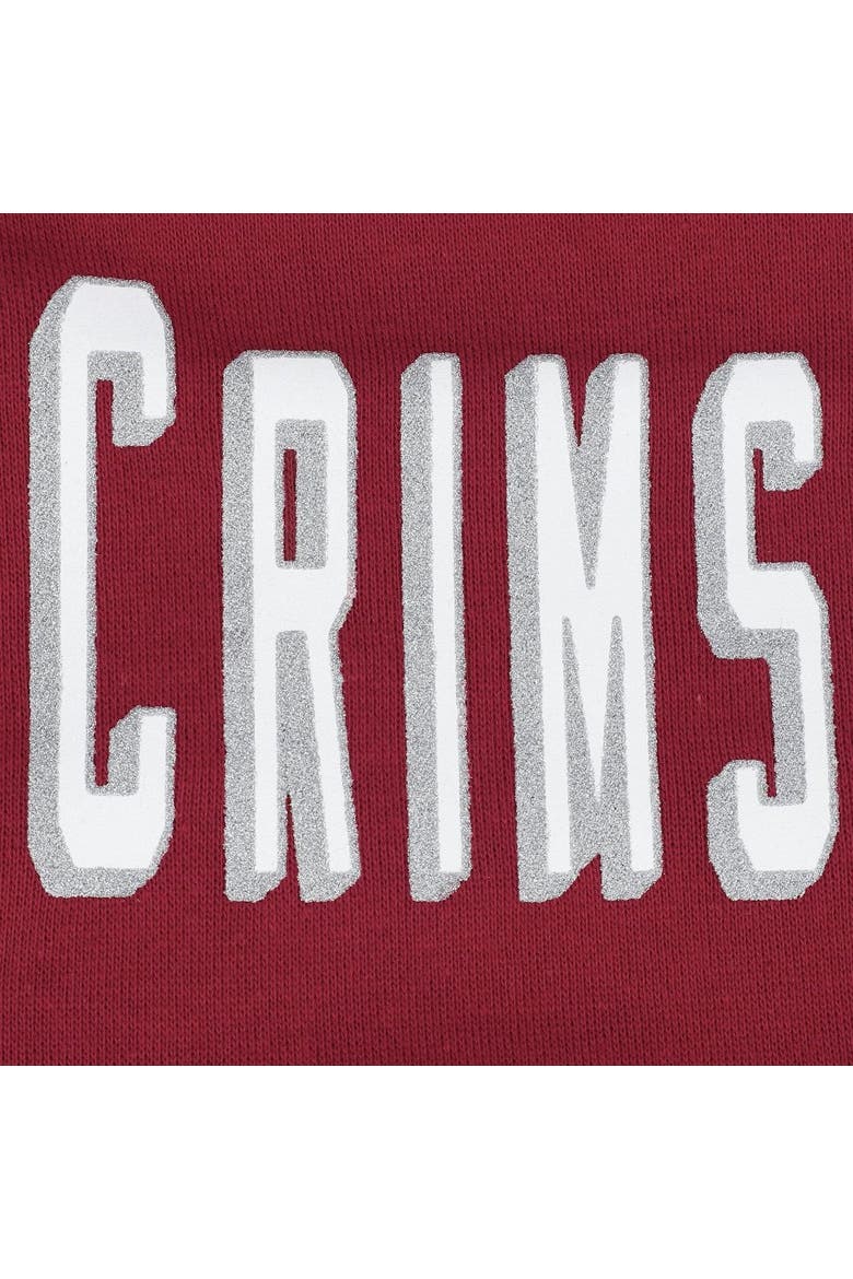 Women's G-III 4Her by Carl Banks Crimson/White Alabama Crimson Tide 3rd Down Short Sleeve T-Shirt Dress, Alternate, color, Crimson