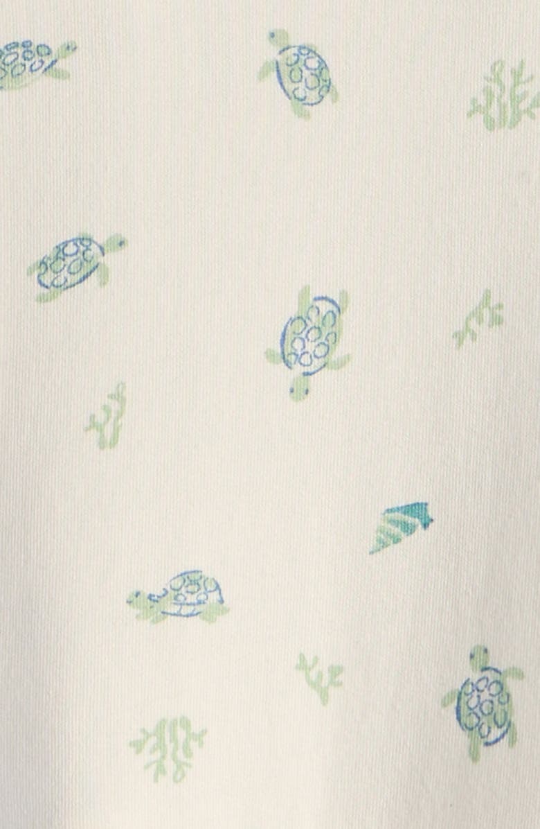 Nordstrom Fun Short Sleeve Cotton Sweatshirt & Sweat Shorts Set, Alternate, color, Ivory Egret Turtle Toss