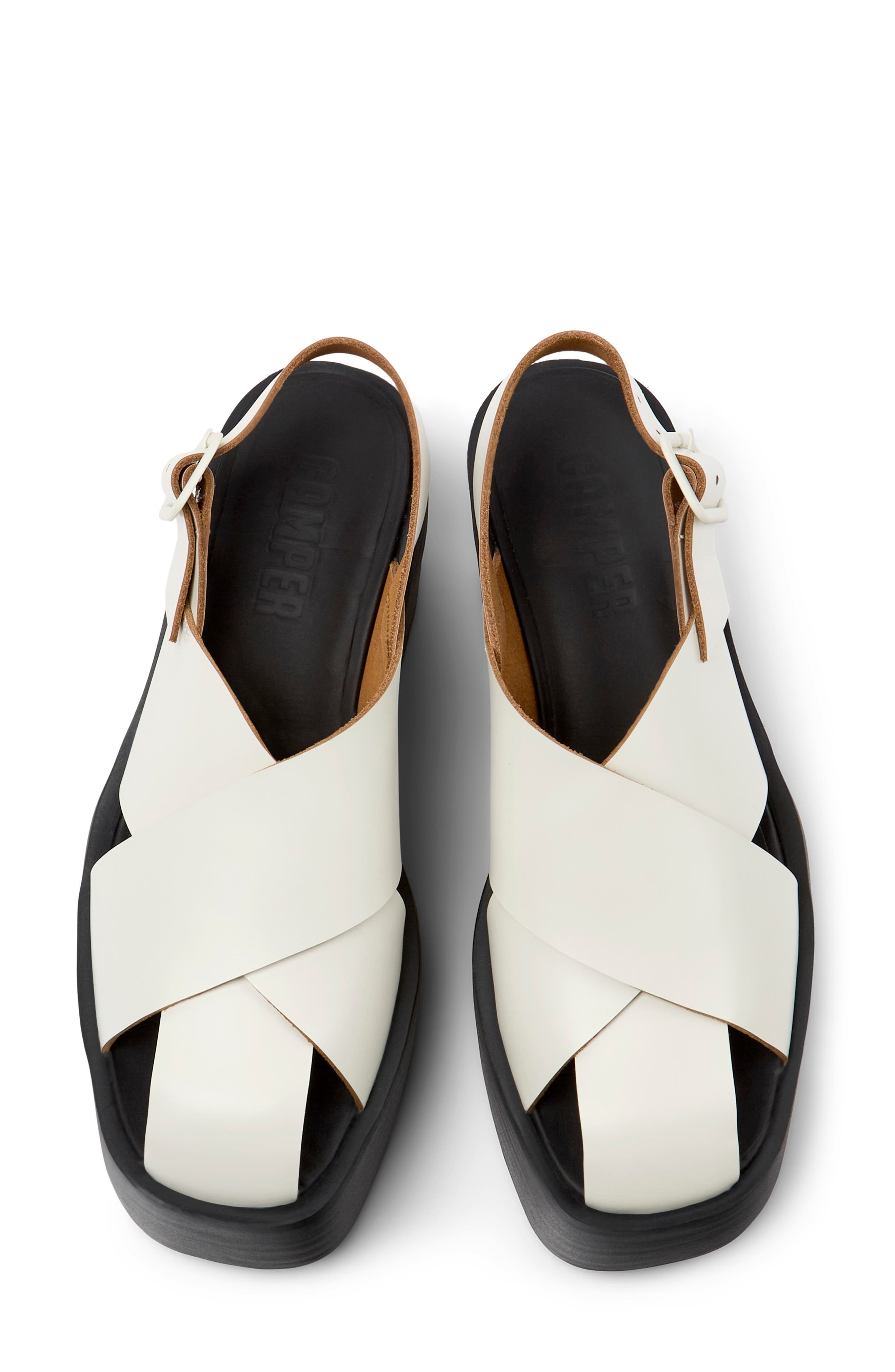 Billie Slingback Platform Sandal, Alternate, color, WHITE NATURAL