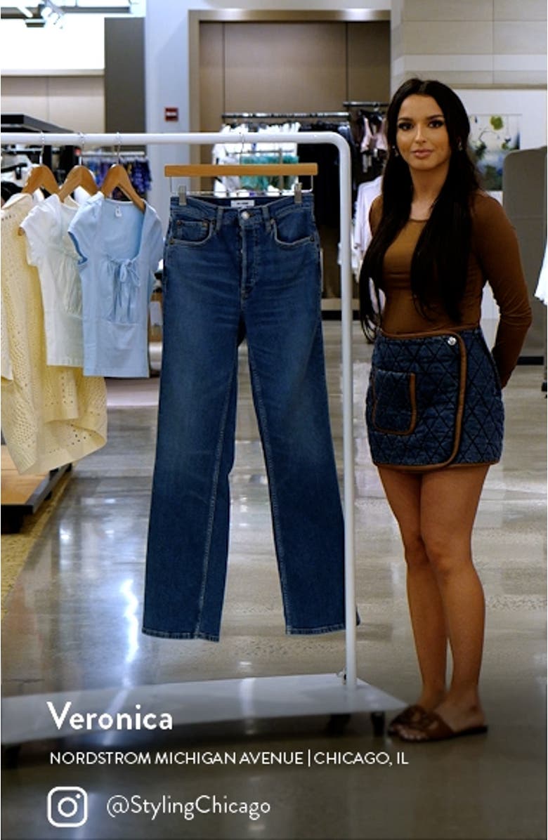 '70s High Waist Ankle Bootcut Jeans, sales video thumbnail