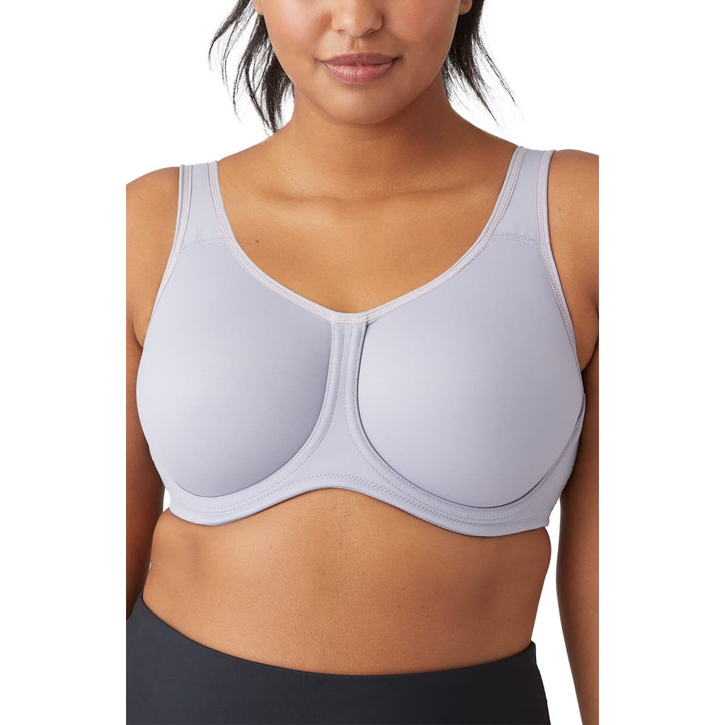 Wacoal Simone Seamless Underwire Sports Bra In Gray