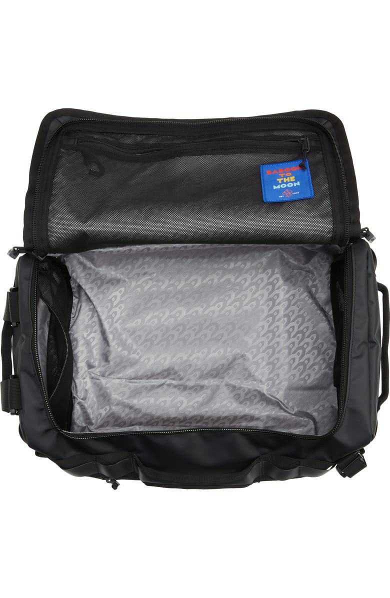 Baboon to the Moon Mini Go-Bag Waterproof Convertible 32L Backpack, Alternate, color, Black