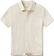 The Normal Brand Getaway Short Sleeve Knit Button-Up Shirt