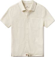 The Normal Brand Getaway Short Sleeve Knit Button-Up Shirt