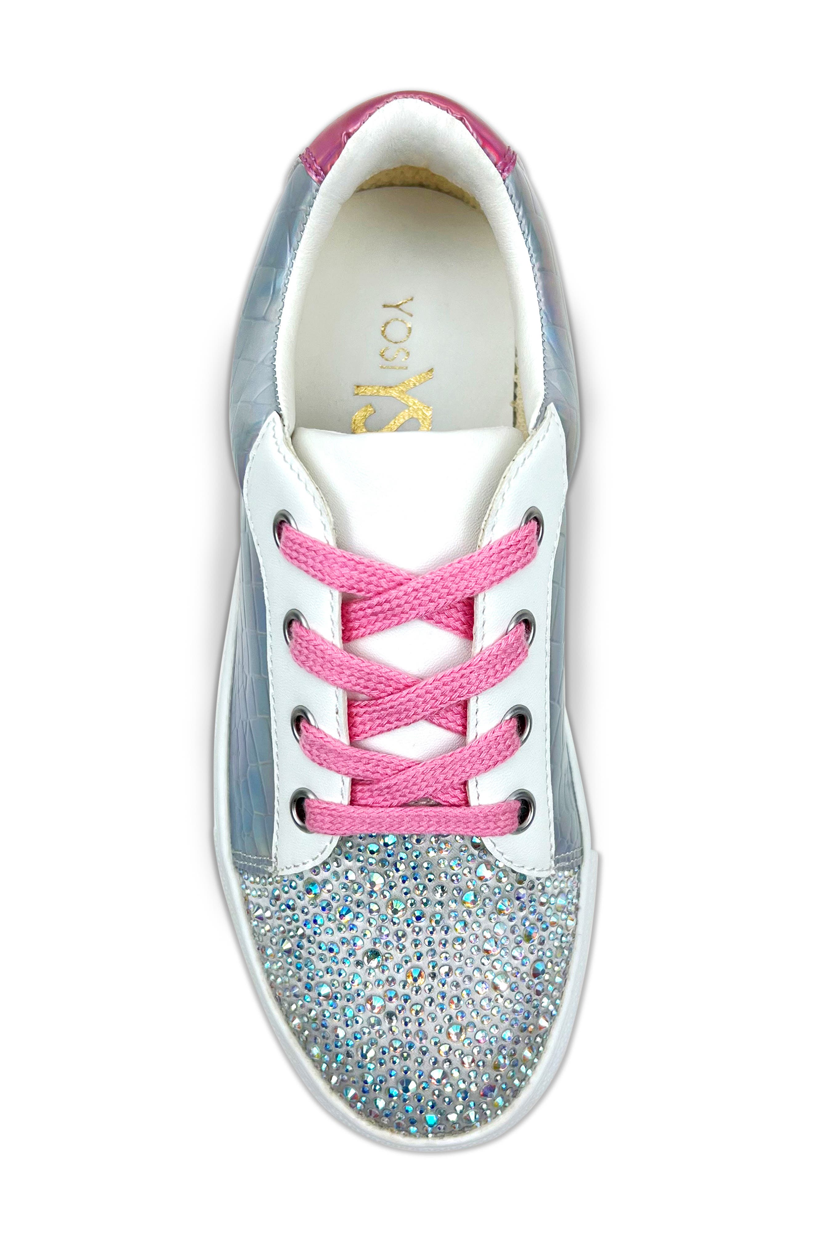 Yosi Samra Kids' Miss Harper Sneaker, Alternate, color, Iridescent