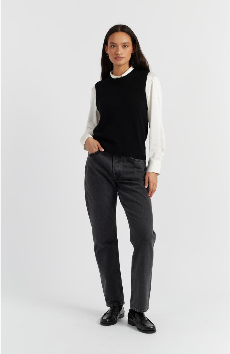 Chinti & Parker Wool Cashmere Tank, Alternate, color, Black