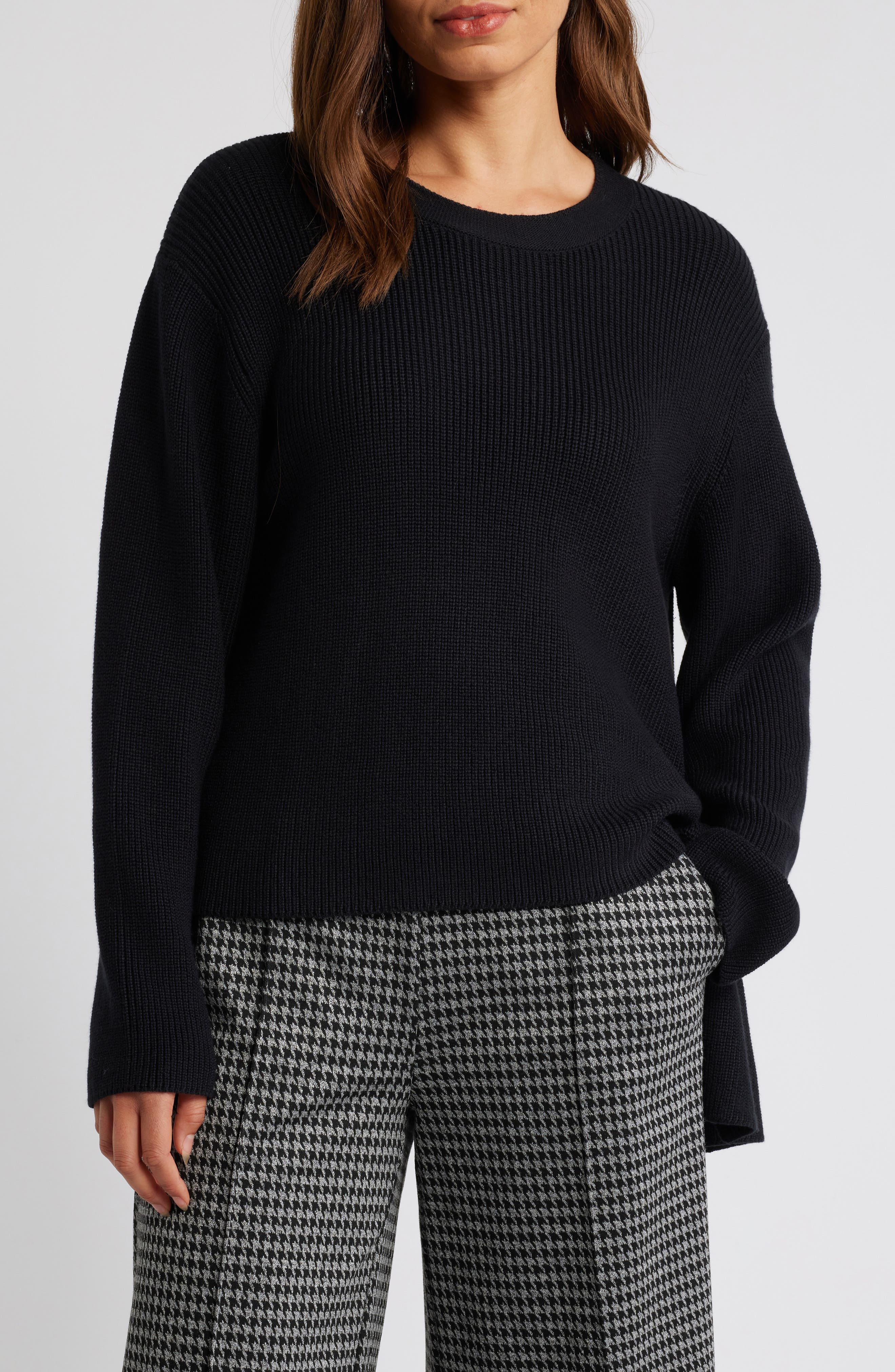 Masai Copenhagen Fairy Side Tie Sweater in Black 
