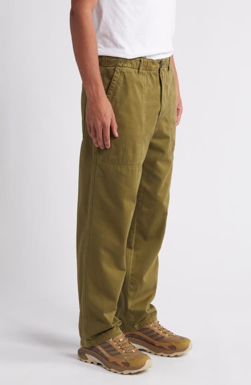 Citizen Of Humanity Hayden Relaxed Fit Cotton Twill Utility Pants In Tea Leaf