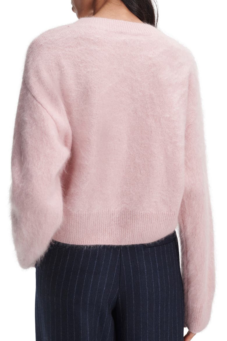 Jada Brushed Cashmere Crewneck Sweater, Alternate, color, PINK