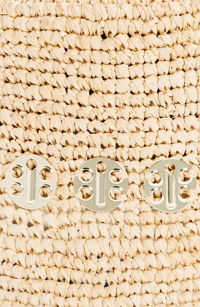 Rabanne Straw Bucket Hat, Alternate, color, 