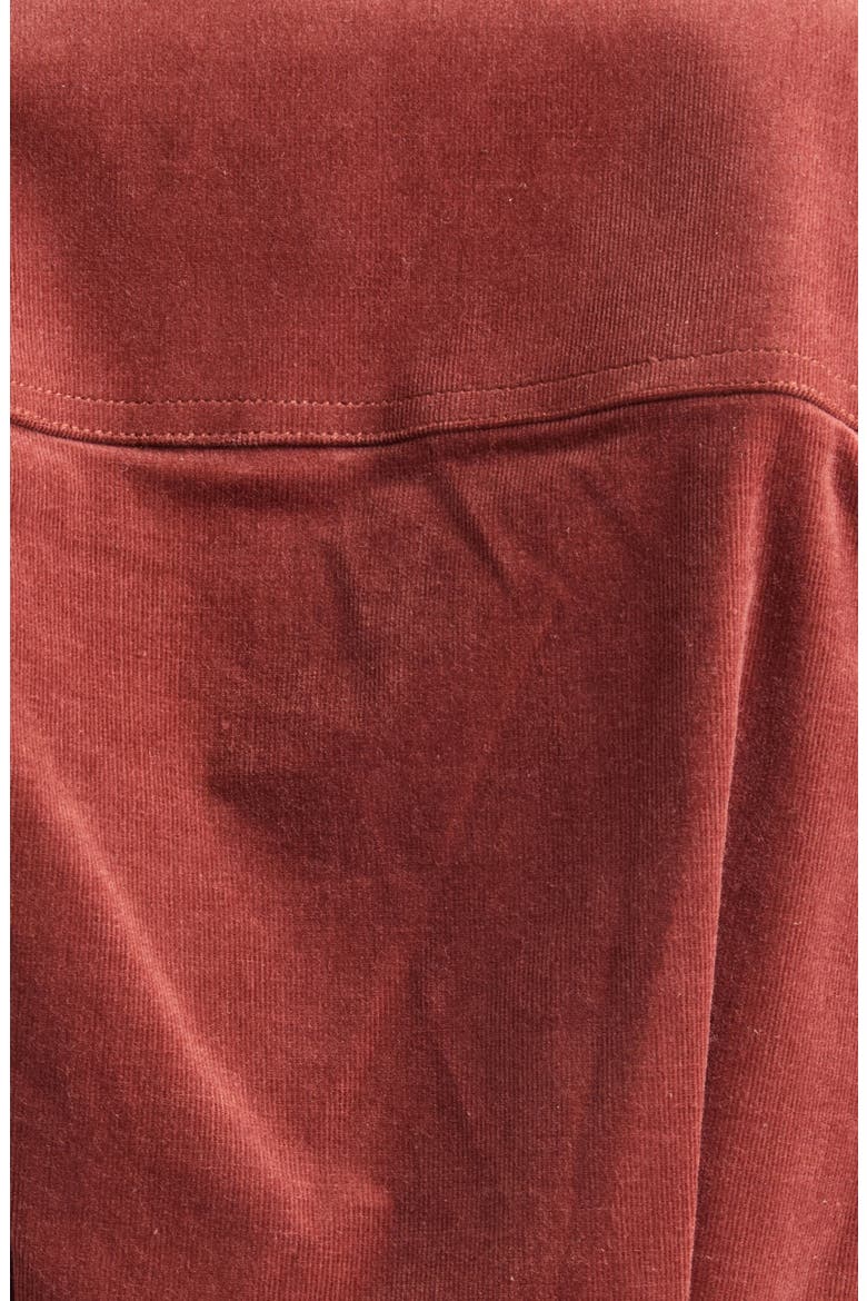 Evren Mini Shirtdress, Alternate, color, RUST