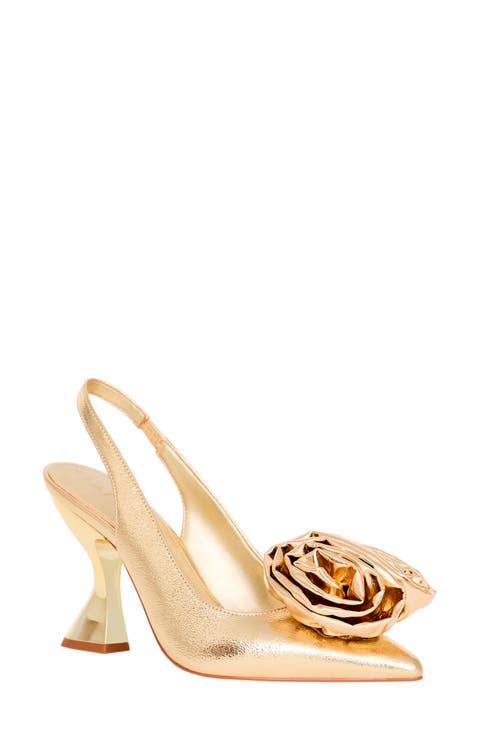 The Laterr Pointed Toe Slingback Pump (Women)