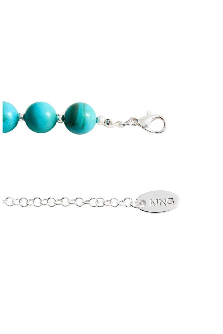Beaded Tassel Necklace, Alternate, color, TURQUOISE