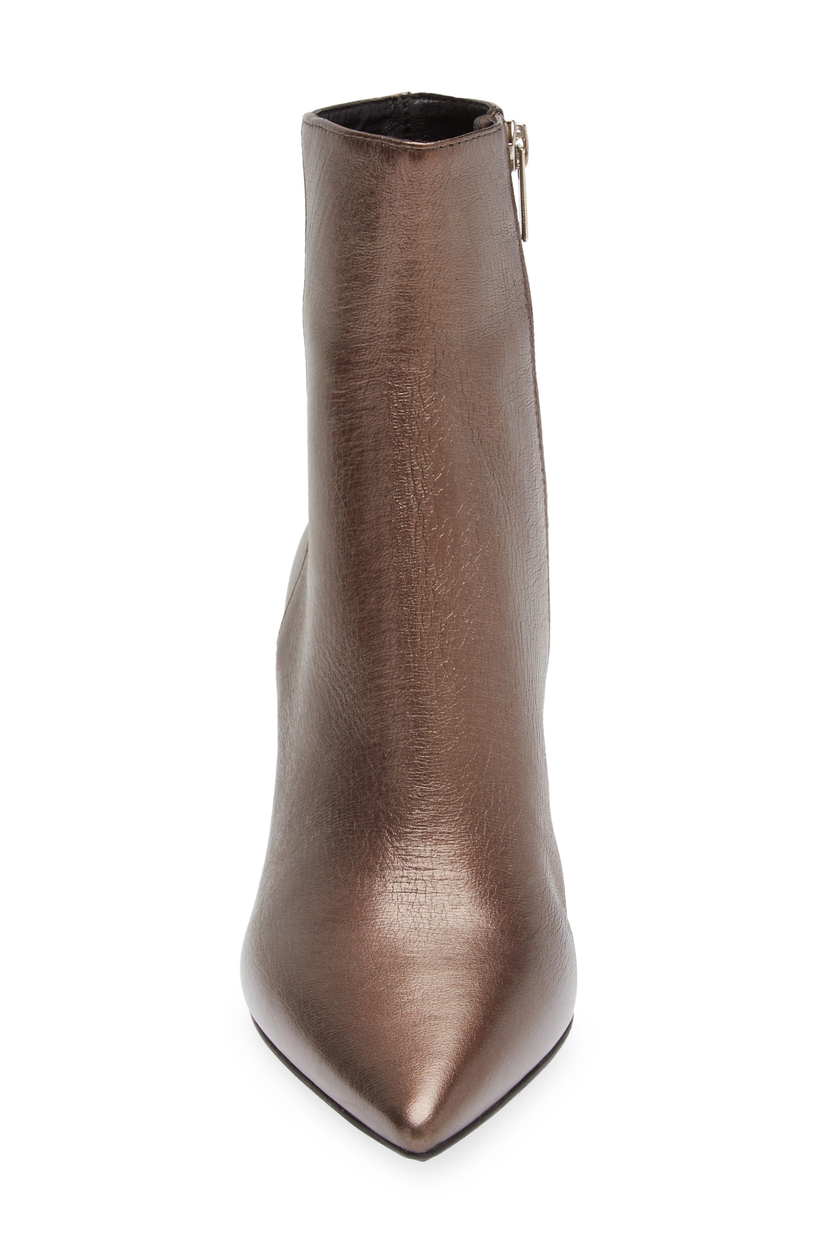 AGL Ide Metallic Leather Bootie, Alternate, color, 