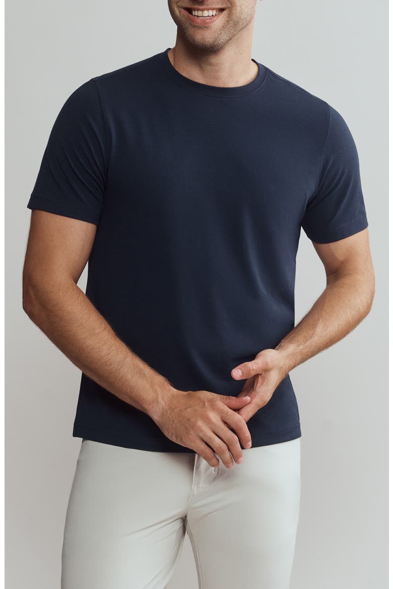 Origin Crewneck T-Shirt, Main, color, TRUE NAVY