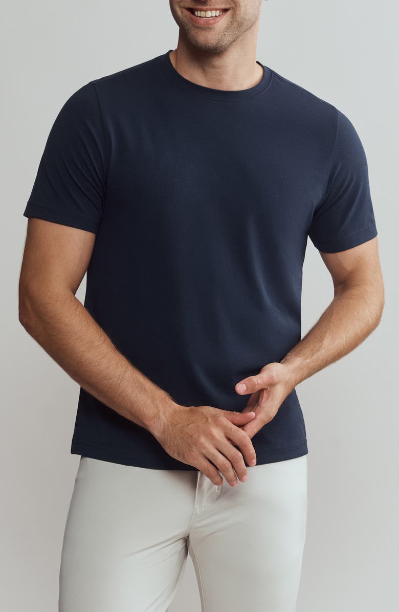 Rhone Origin Crewneck T-Shirt, Main, color, True Navy