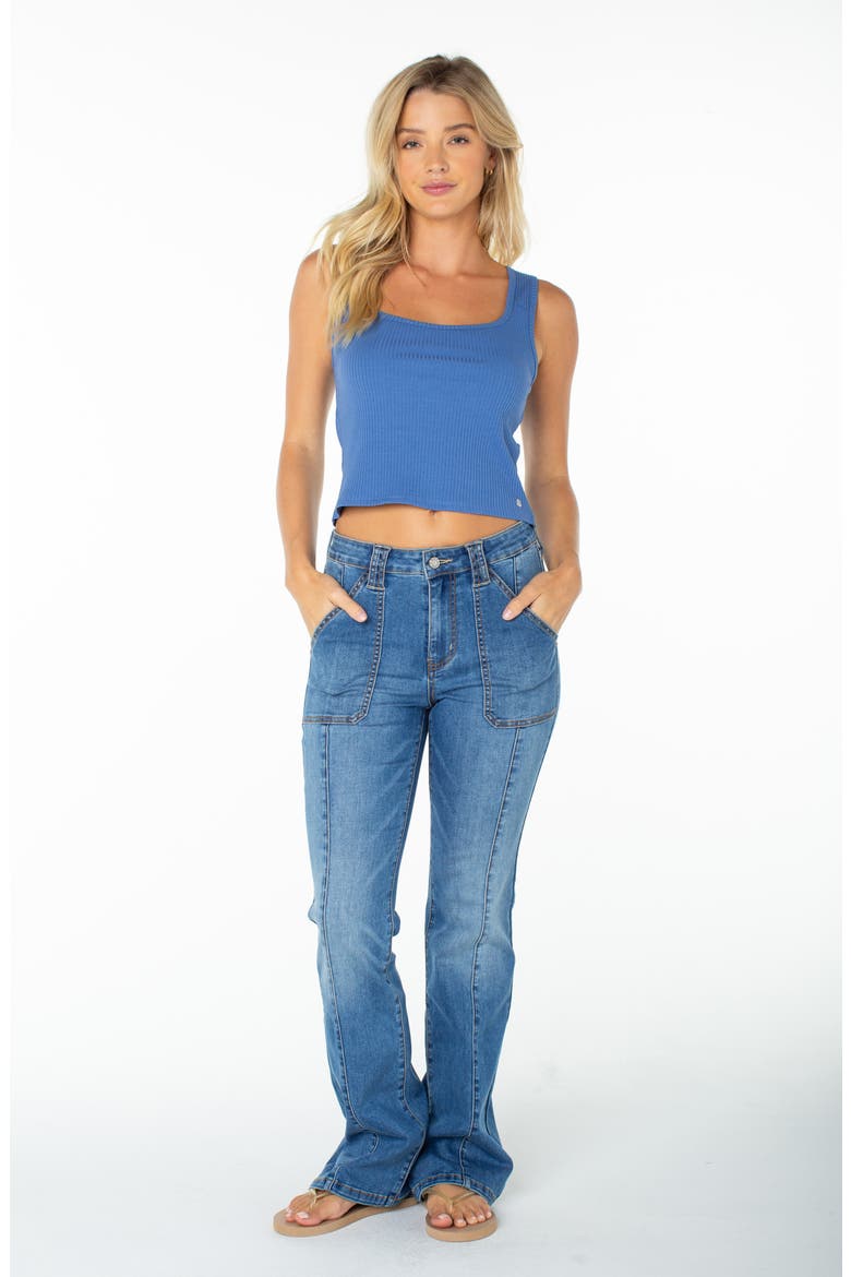 Dixon Rib Knit Top, Alternate, color, DUTCH BLUE