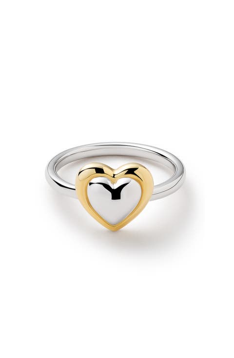 Camelia Heart Ring