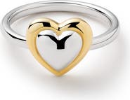 Ana Luisa Camelia Heart Ring