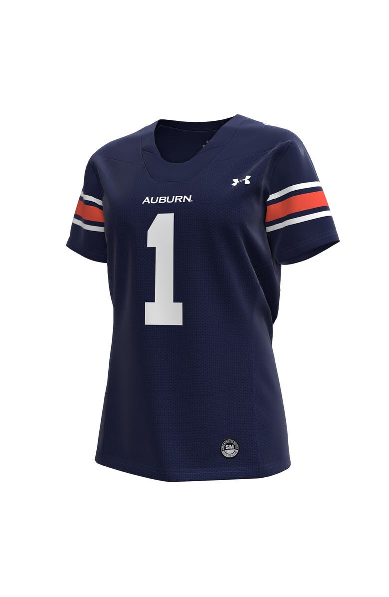 Under Armour Women's Under Armour #1 Navy Auburn Tigers Replica Football Jersey, Alternate, color, Navy