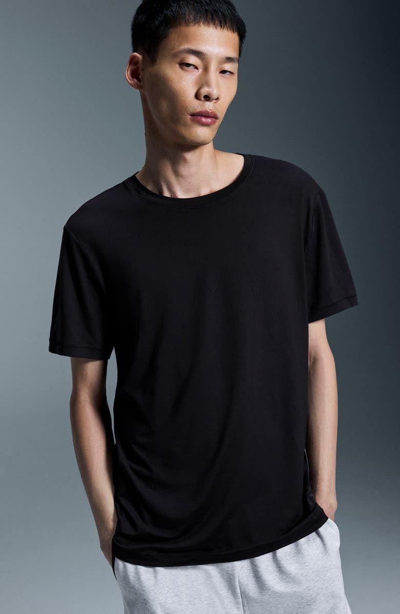 On Studio-T Relaxed T-Shirt, Alternate, color, Black