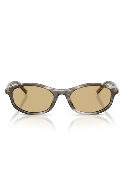 PR D17S 52mm Oval Sunglasses