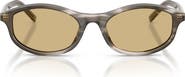 Prada PR D17S 52mm Oval Sunglasses