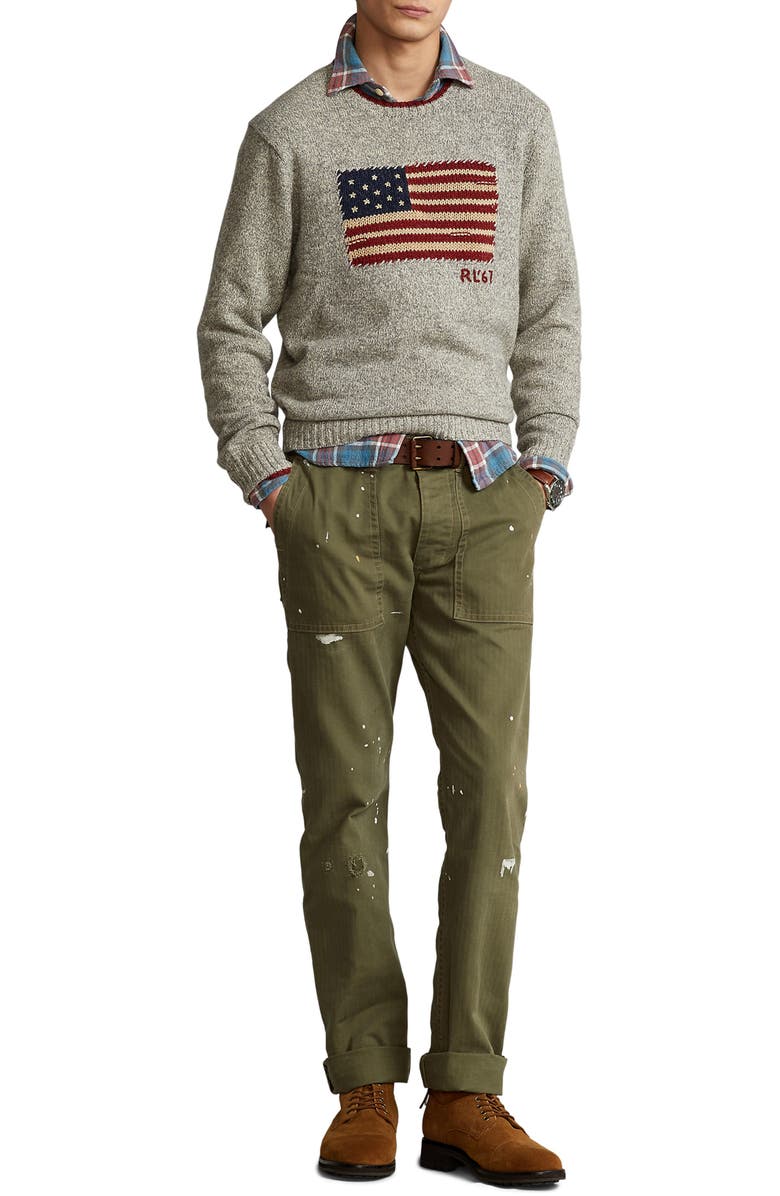 Polo Ralph Lauren Icon Flag Sweater, Alternate, color,