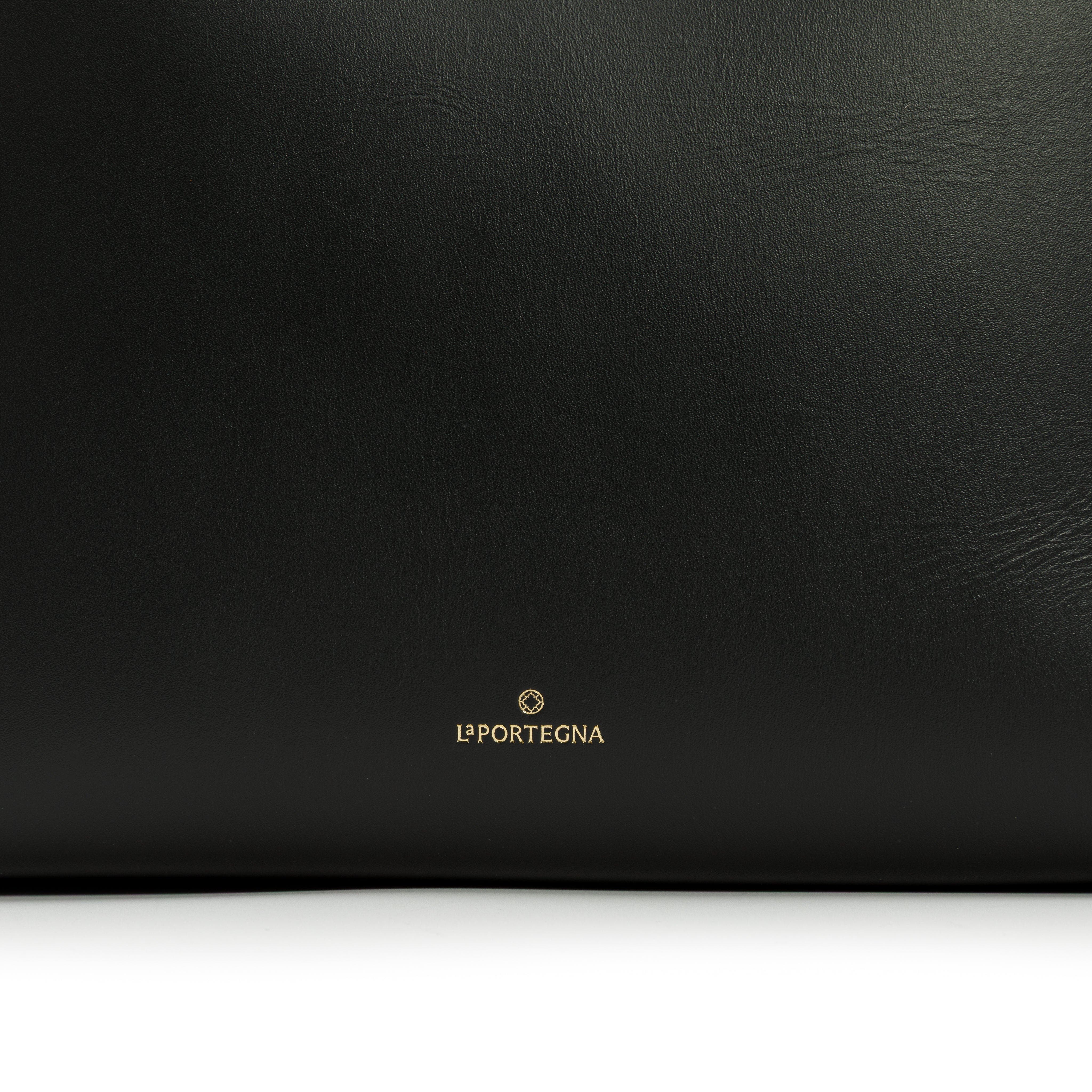 LA PORTEGNA Olivia Tote Vegetable Tanning, Alternate, color, Black