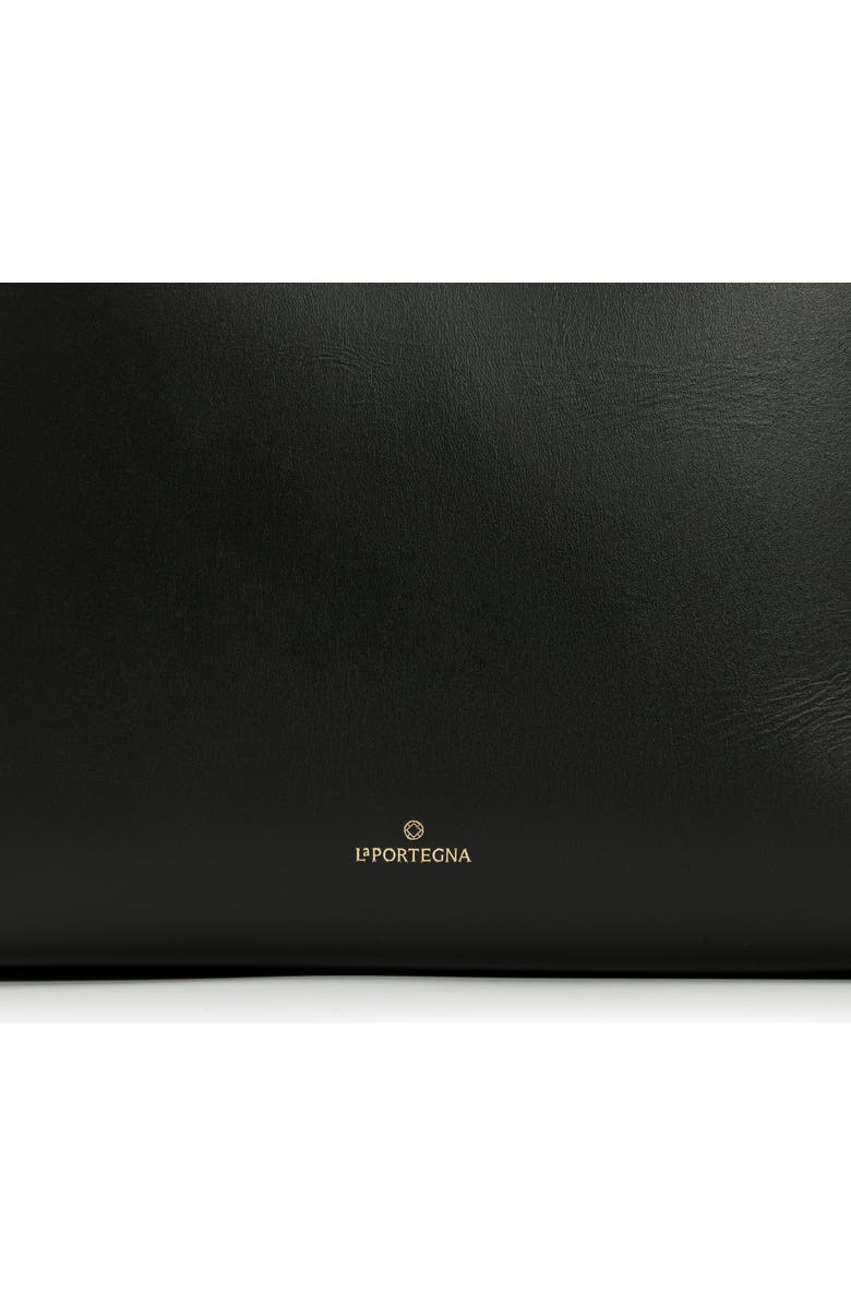 LA PORTEGNA Olivia Tote Vegetable Tanning, Alternate, color, Black