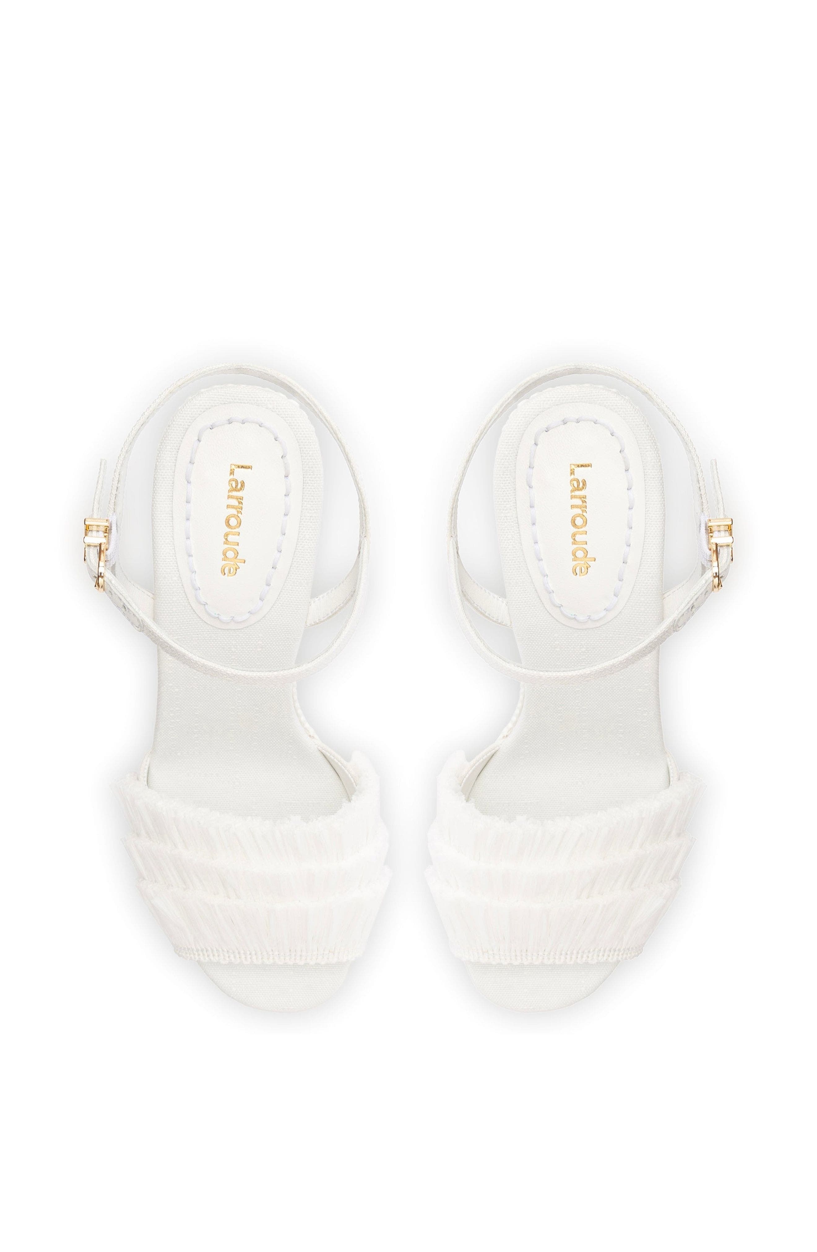 Larroudé Yves Fringe Wedge, Alternate, color, 