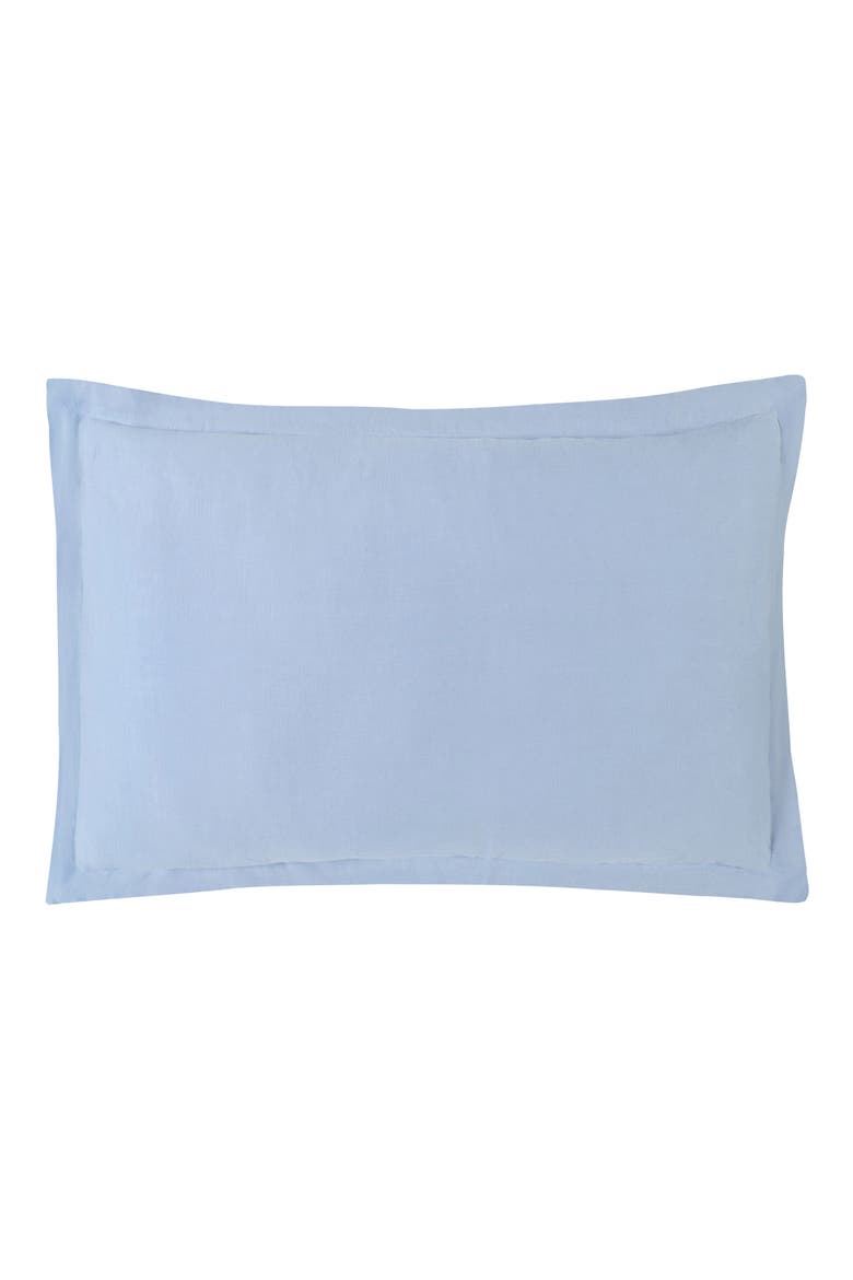 French Linen Set of 2 Shams, Main, color, SKY