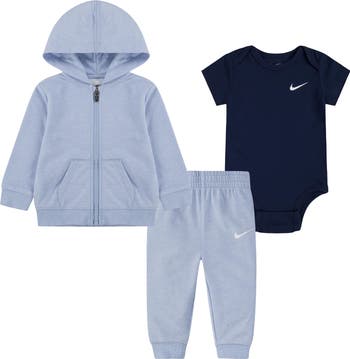 Zip Hoodie, Bodysuit & Joggers Set