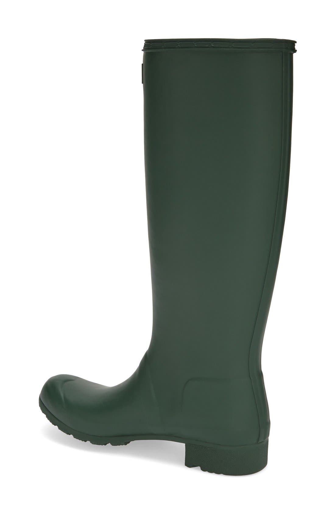 'Tour' Packable Rain Boot, Alternate, color, HUNTER GREEN