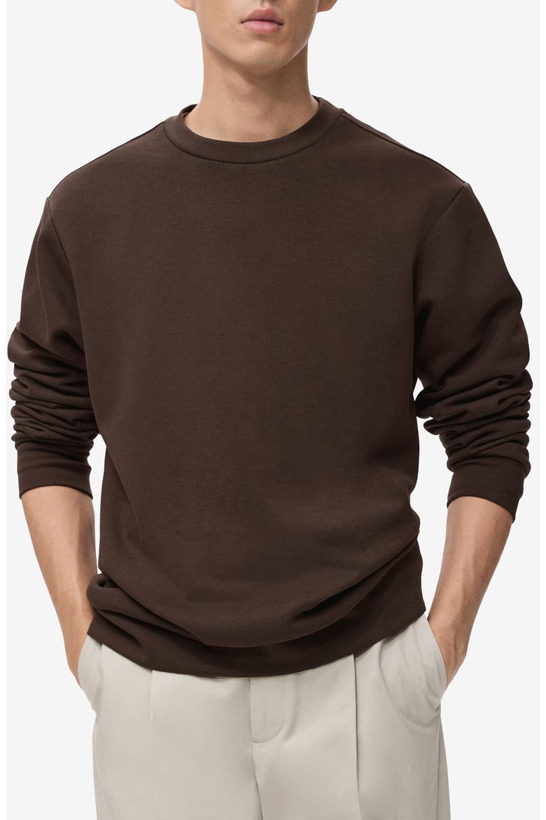 Sweatshirt, Main, color, CHOCOLATE