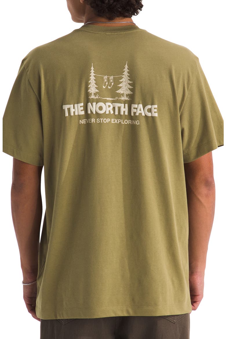 Camping Graphic T-shirt, Alternate, color, CEDAR