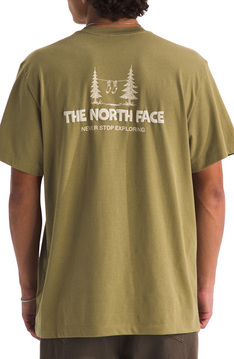 The North Face Camping Graphic T-shirt, Alternate, color, Cedar