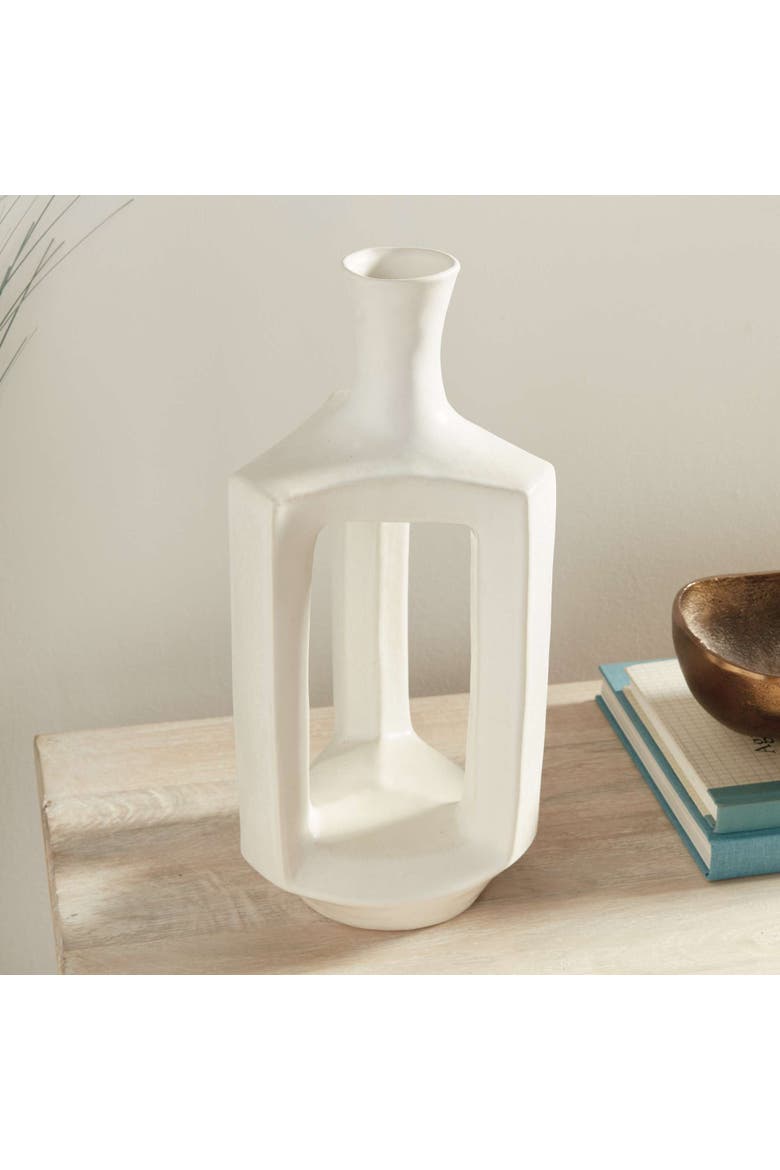 Sonya Vase Tall, Alternate, color, White