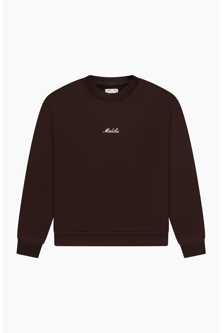 Malibu Crewneck, Main, color, Umber