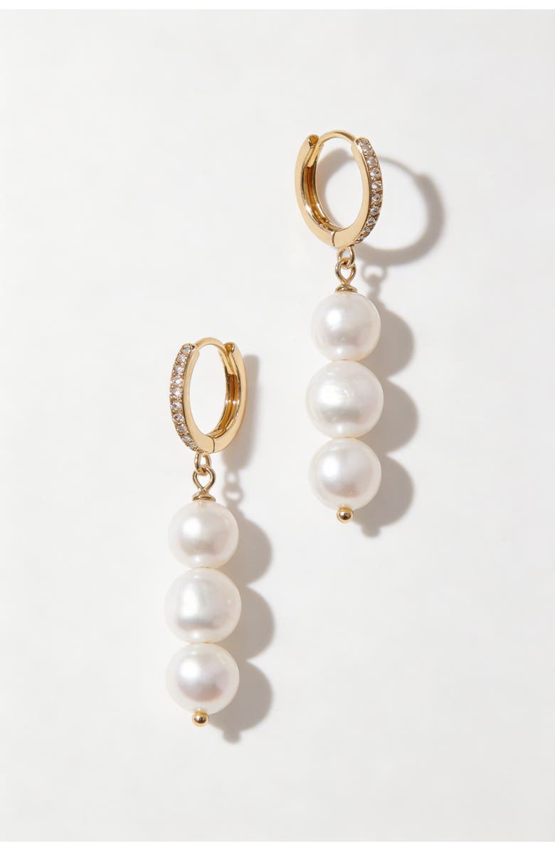 Joey Baby Baroque Pearl 18K Gold Plated Earrings, Main, color, 18K Gold Plated