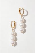 Joey Baby Baroque Pearl 18K Gold Plated Earrings